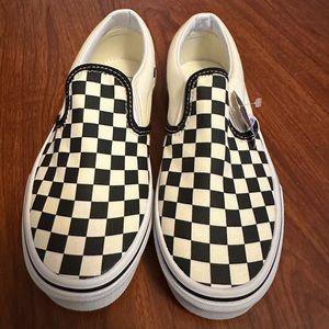 Brand new Kids Vans checkered